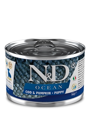 Picture of N&D Ocean canine COD & PUMPKIN PUPPY MINI WET FOOD